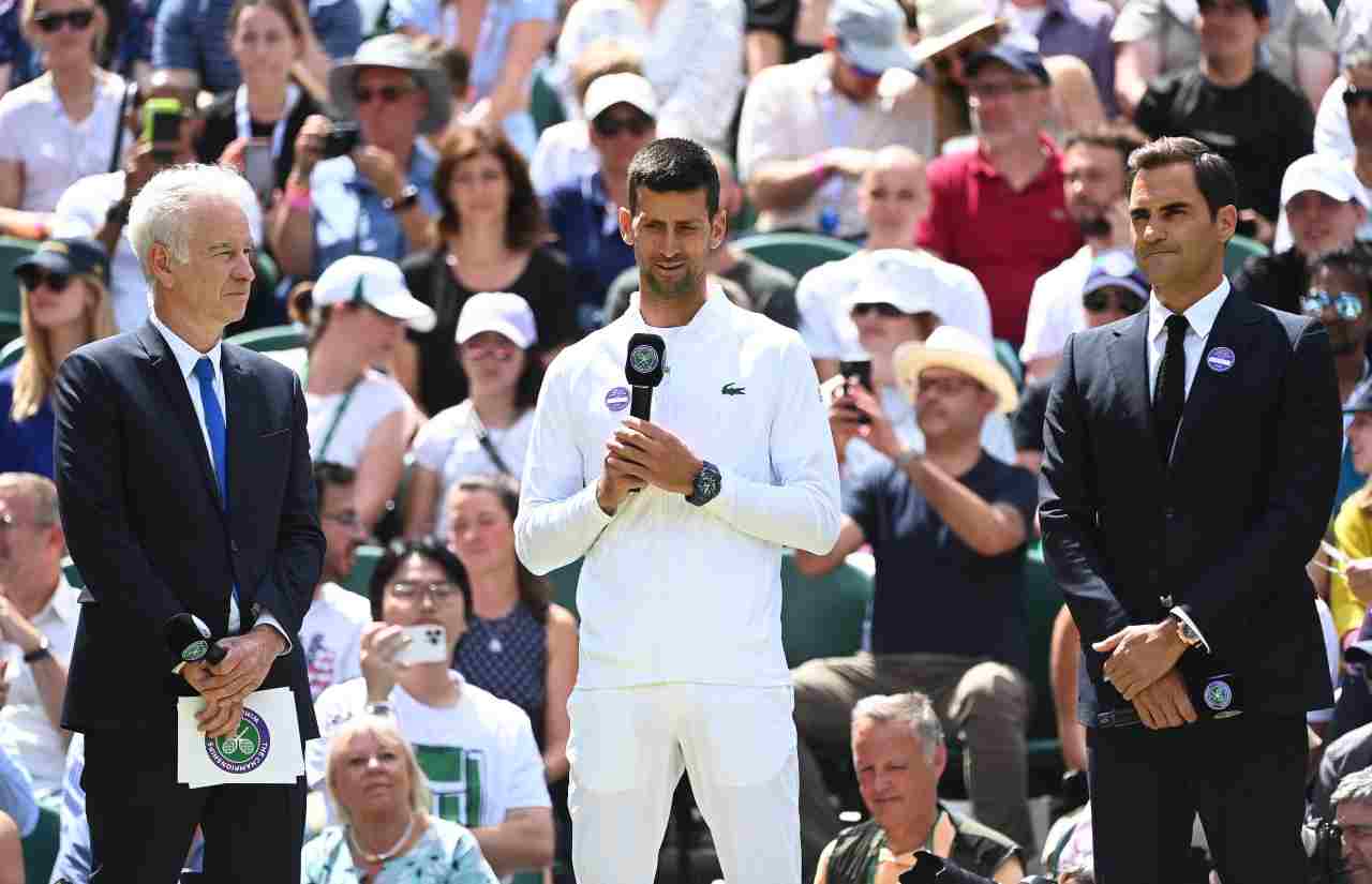 John McEnroe Novak Djokovic Roger Federer