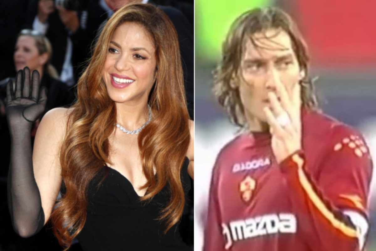 Shakira come Totti, il meme diventa virale