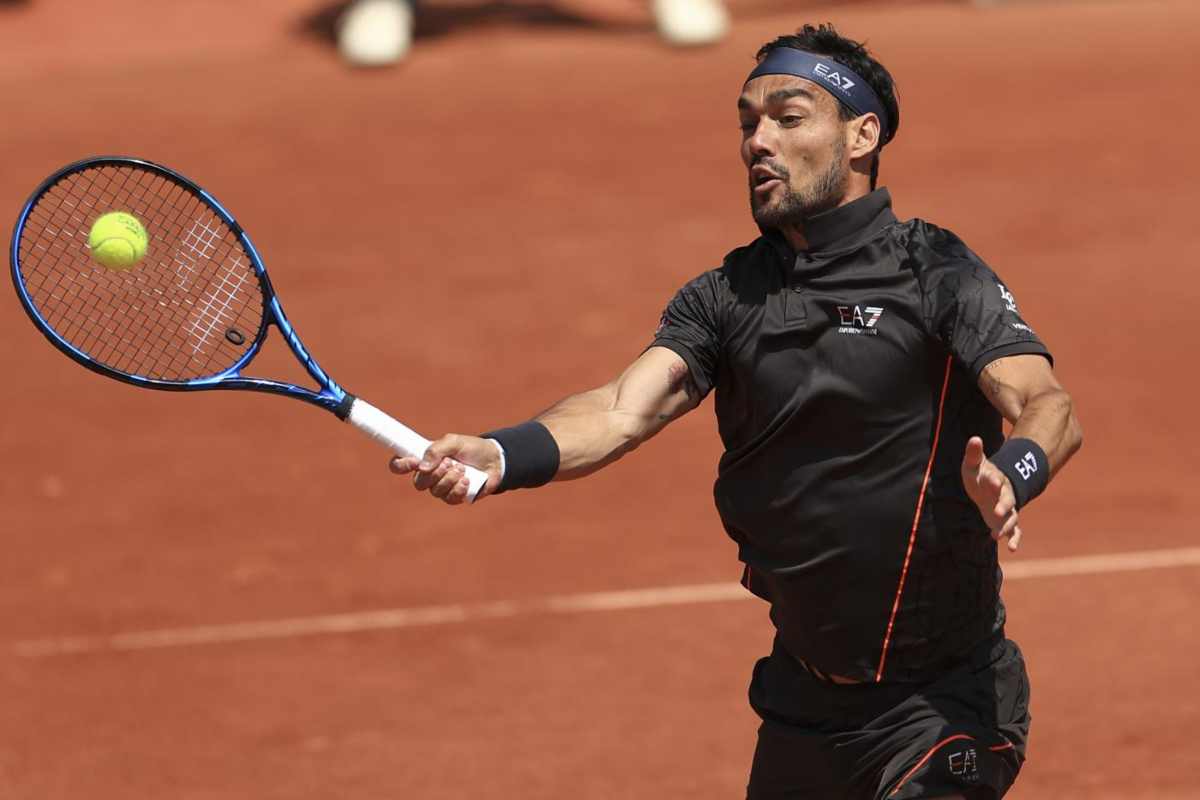 Fabio Fognini prodezza Roland Garros