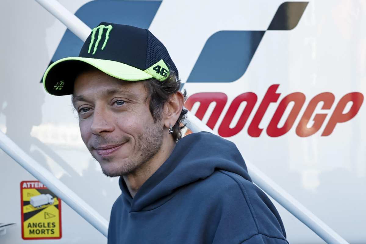 Valentino Rossi contento della notizia di Morbidelli